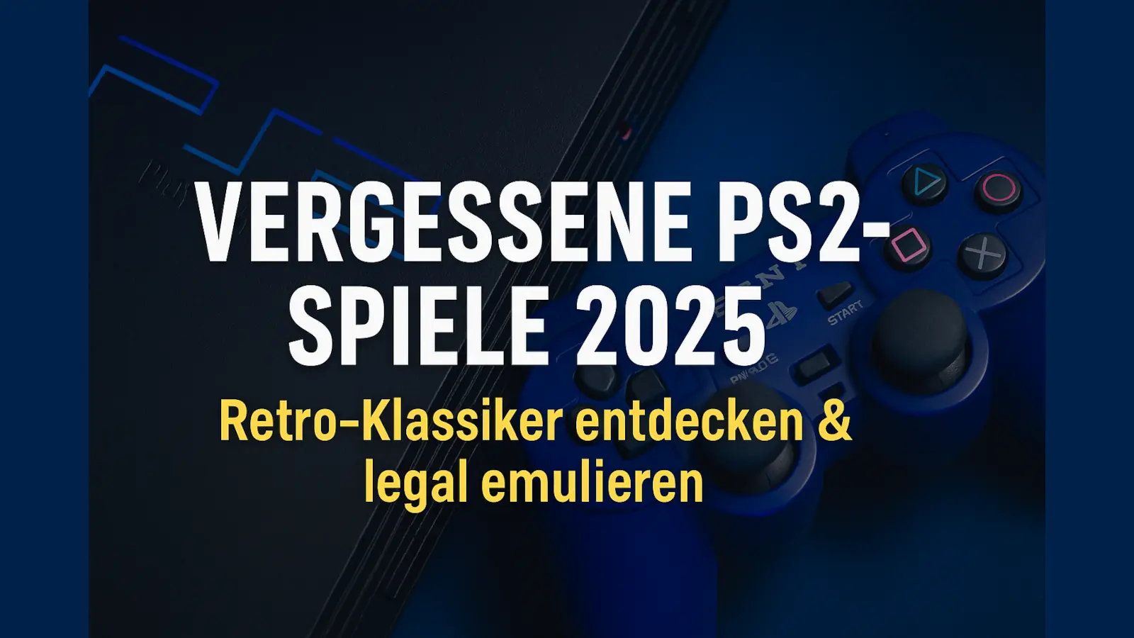 Promotional Artwork mit ikonischen PlayStation 2-Spielen – Retro-Gaming-Highlight für 2025